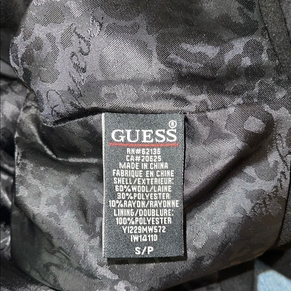 Guess Wool Blend Pea Coat. Size SP GUC - Picture 9 of 10